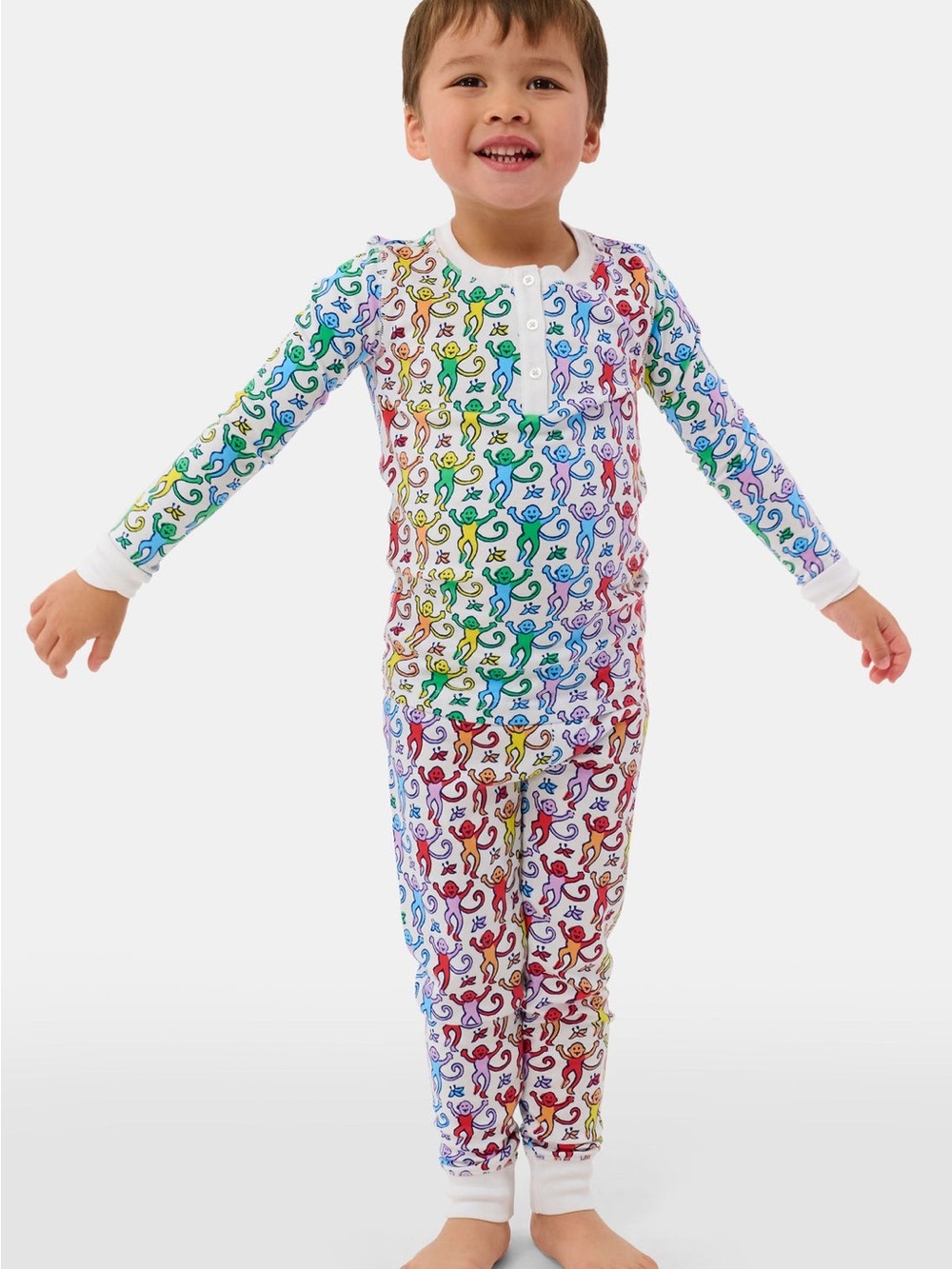 Roller Rabbit Kids Disco Monkey Pajamas